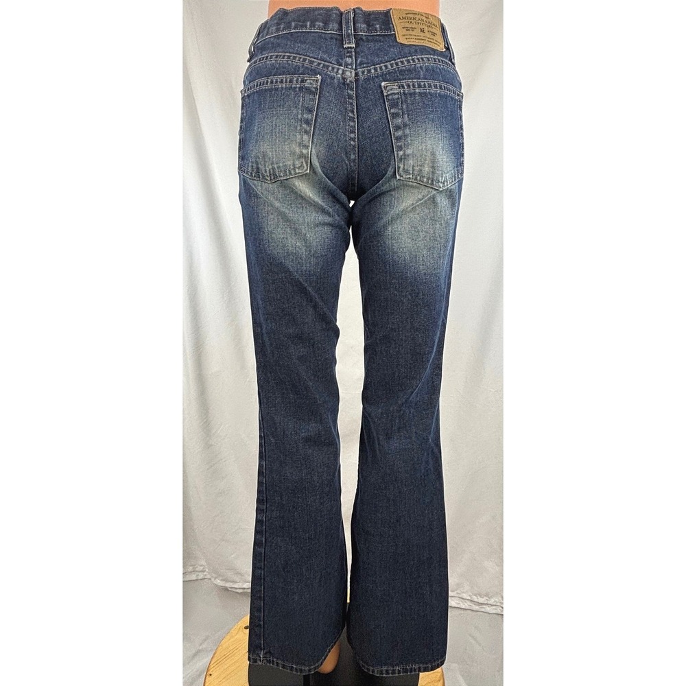 American Eagle Women's Bootcut Jeans Size 0 Faded Indigo Classic - Picture 2 of 14